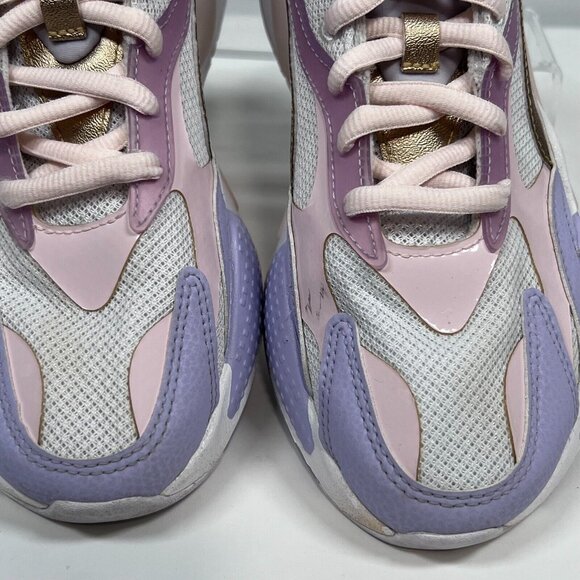 Puma Women’s RS-X3 Rosewater Team Gold Sneakers Sz 9 Pink Trainers Athletic Shoe - Picture 9 of 16
